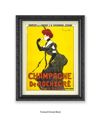 Champagne De Rochecre Cappiello Art Print