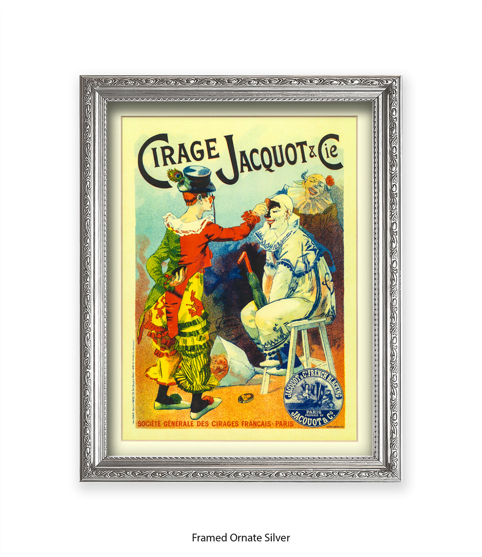 Cirage Jacquot & Cie - Two Clowns - Lefevre Art Print