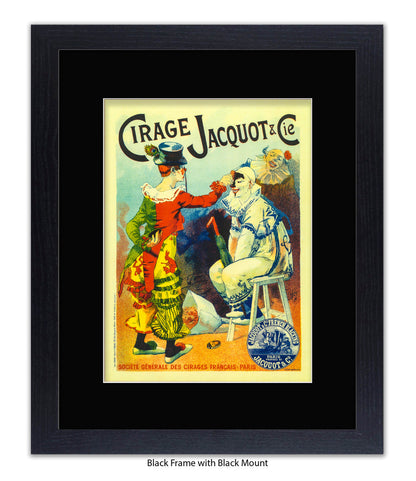 Cirage Jacquot & Cie - Two Clowns - Lefevre Art Print