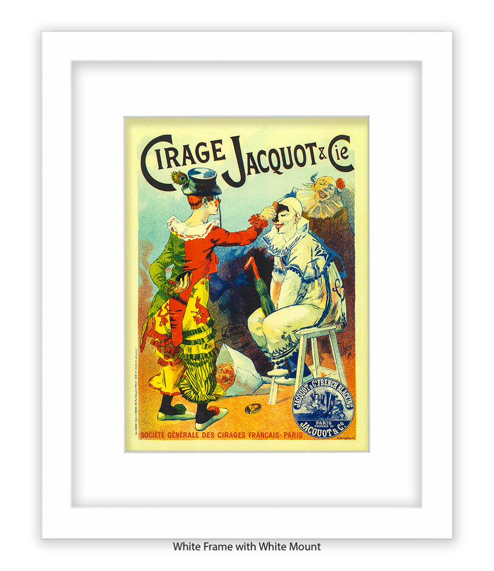 Cirage Jacquot & Cie - Two Clowns - Lefevre Art Print