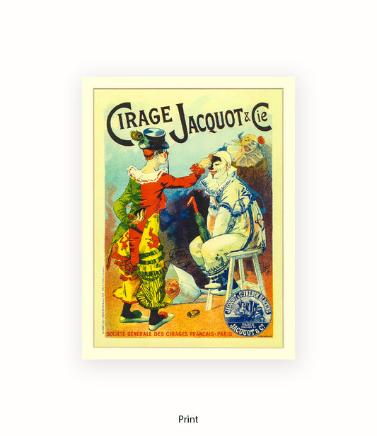 Cirage Jacquot & Cie - Two Clowns - Lefevre Art Print