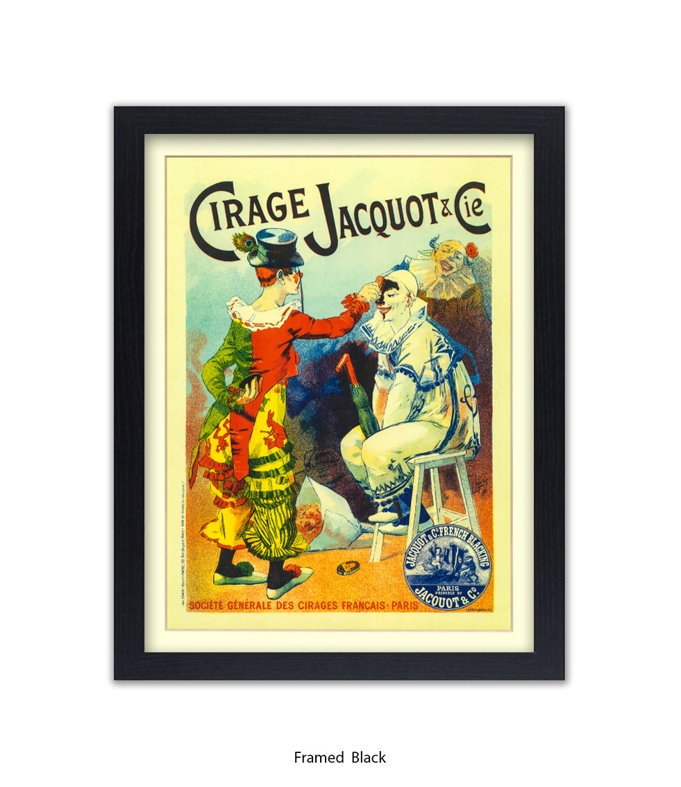 Cirage Jacquot & Cie - Two Clowns - Lefevre Art Print