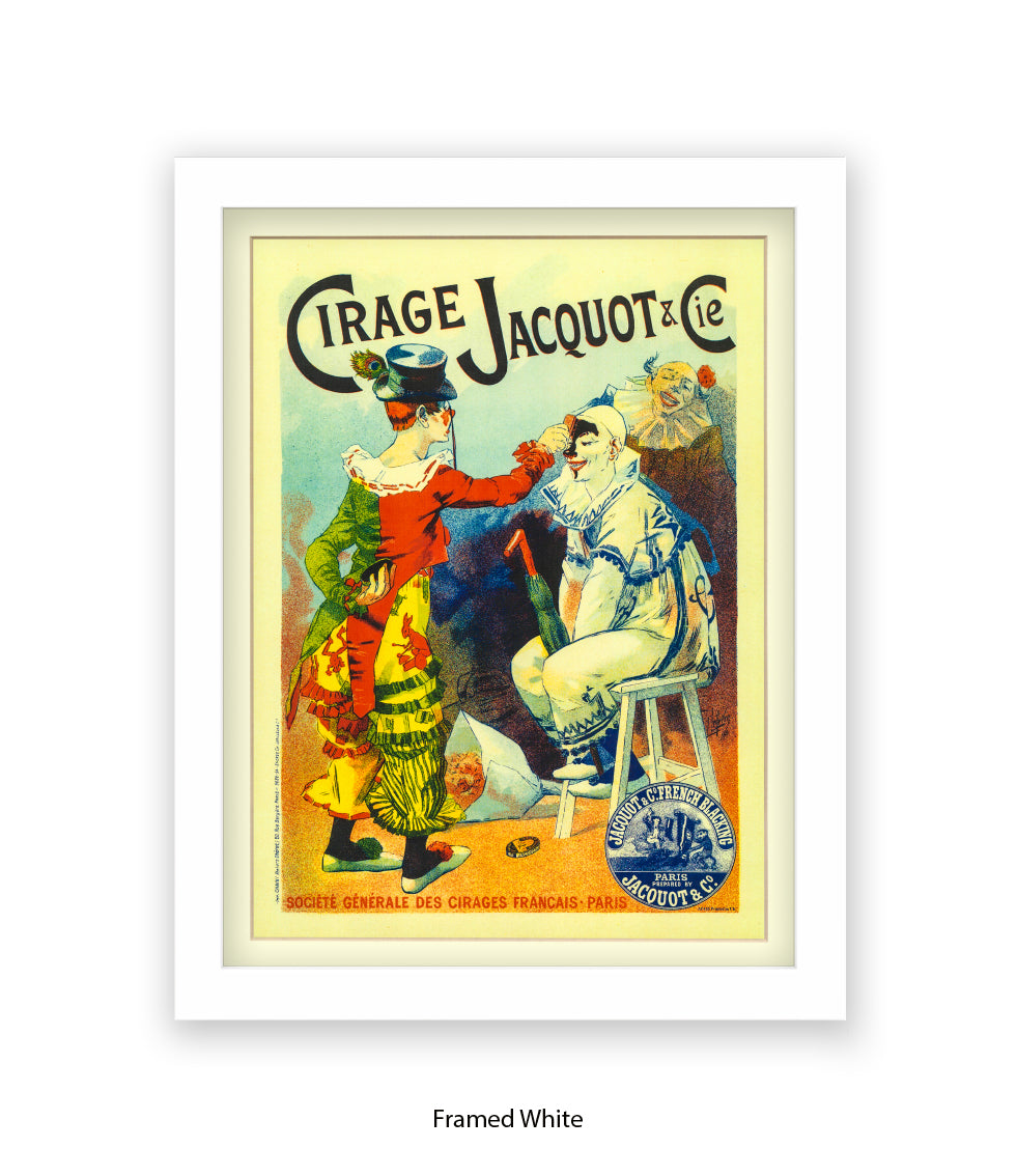Cirage Jacquot & Cie - Two Clowns - Lefevre Art Print