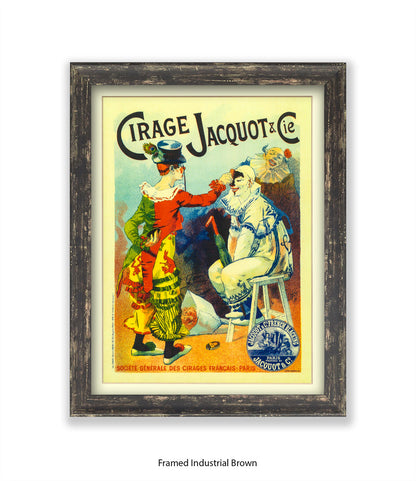 Cirage Jacquot & Cie - Two Clowns - Lefevre Art Print