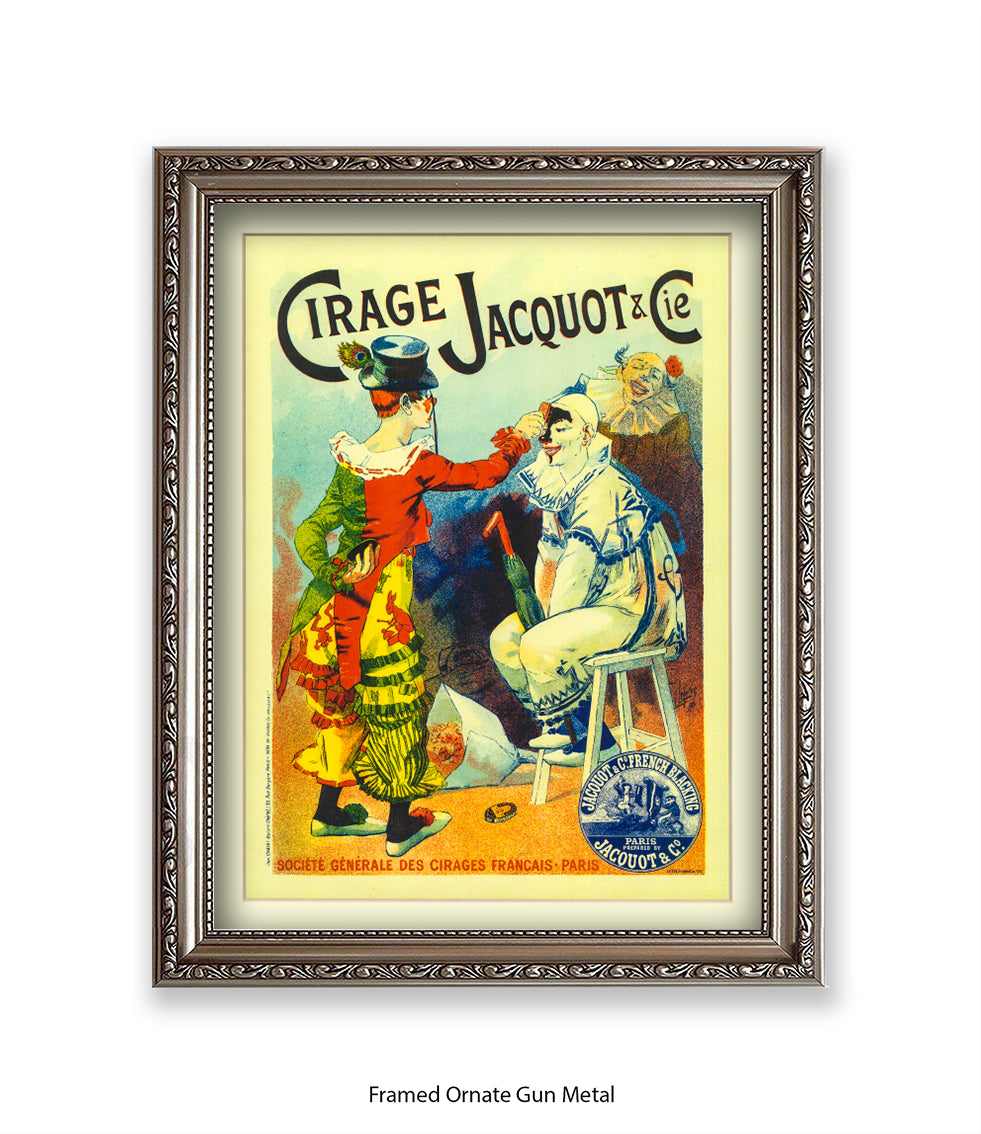 Cirage Jacquot & Cie - Two Clowns - Lefevre Art Print