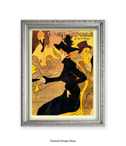 Divan Japonais - Black Dress - Lautrec Art Print