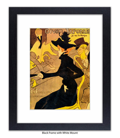 Divan Japonais - Black Dress - Lautrec Art Print