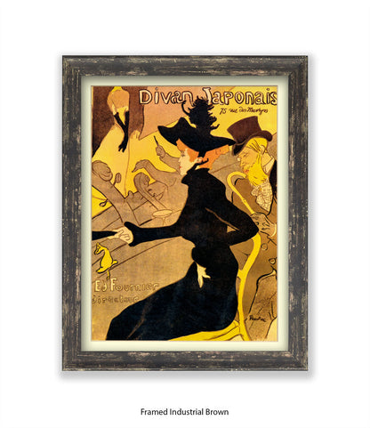 Divan Japonais - Black Dress - Lautrec Art Print