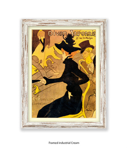 Divan Japonais - Black Dress - Lautrec Art Print