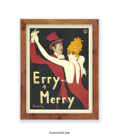 Erry & Merry Couple Dancing - Schnackenberg Art Print