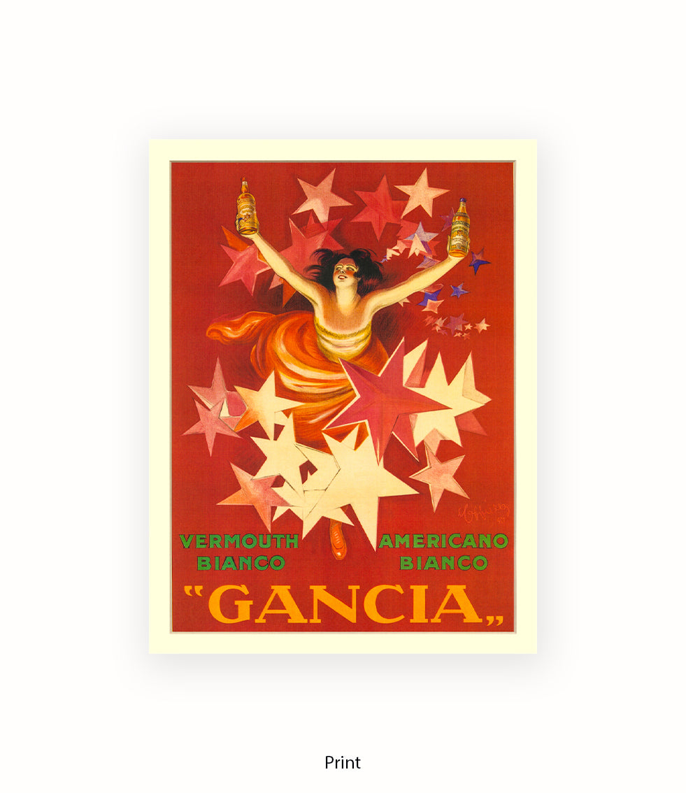 Gancia - Cappiello Art Print