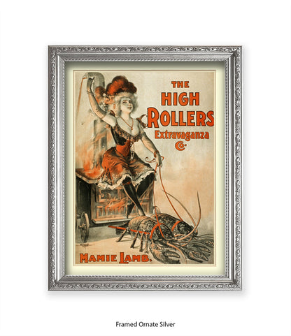 High Rollers Girl - Mamie Lamb Art Print