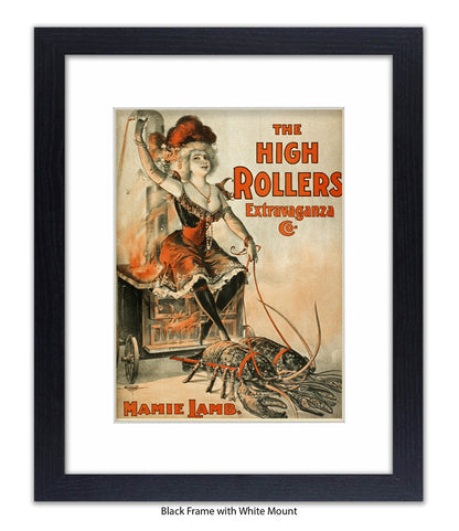 High Rollers Girl - Mamie Lamb Art Print
