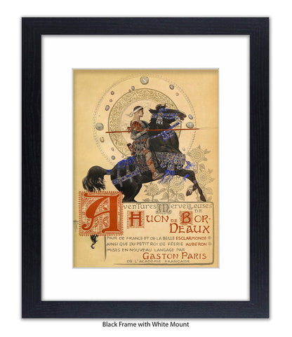 Houn De Bordeaux - Man On Horse With Spear Art Print