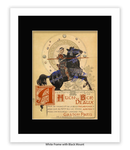 Houn De Bordeaux - Man On Horse With Spear Art Print