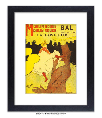 Moulin Rouge Bal - La Goulue - Lautrec Art Print