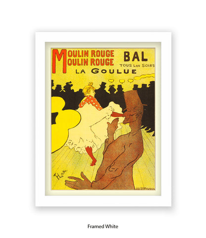 Moulin Rouge Bal - La Goulue - Lautrec Art Print