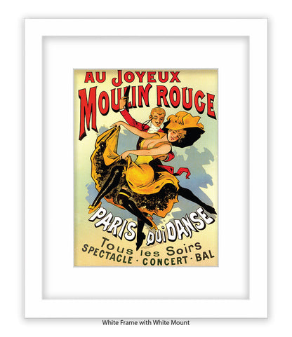 Moulin Rouge Joyeux Dancers Art Print