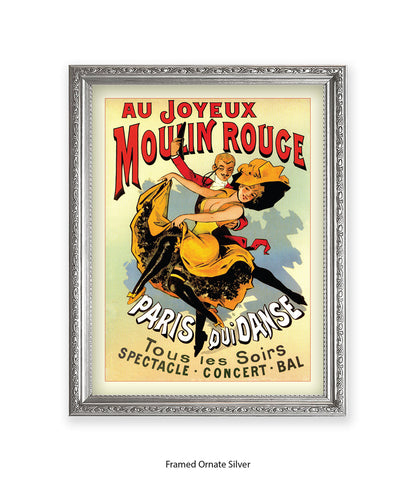 Moulin Rouge Joyeux Art Print