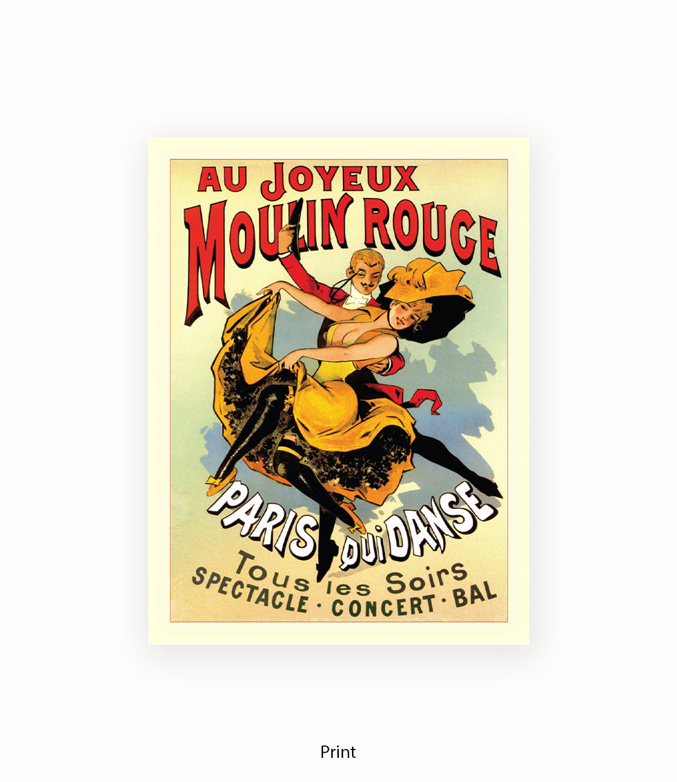 Moulin Rouge Joyeux Art Print