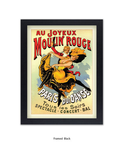 Moulin Rouge Joyeux Art Print