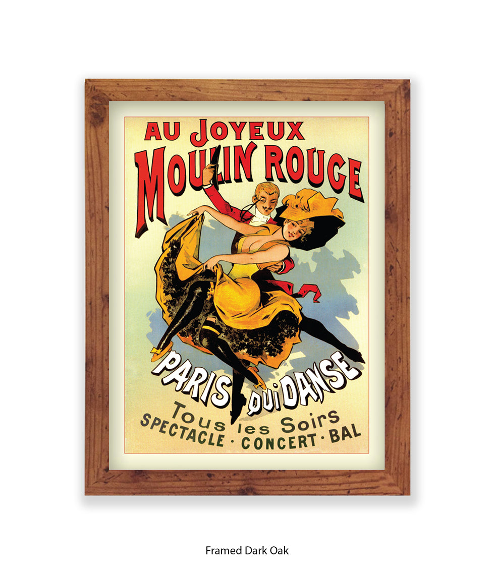 Moulin Rouge Joyeux Art Print