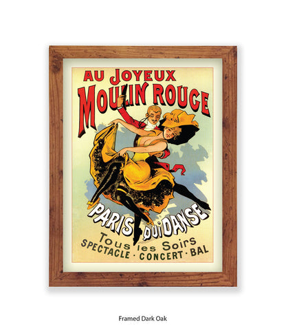 Moulin Rouge Joyeux Art Print