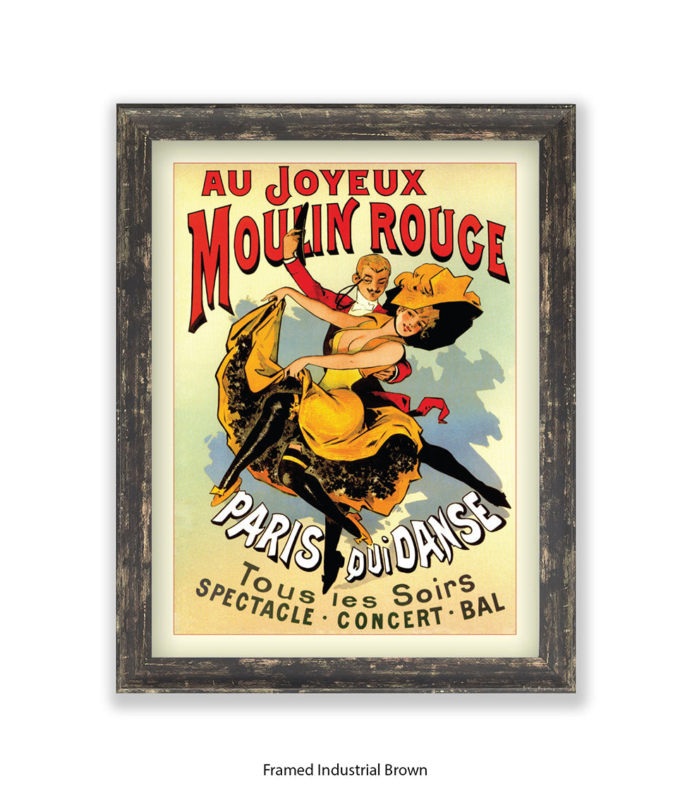 Moulin Rouge Joyeux Art Print