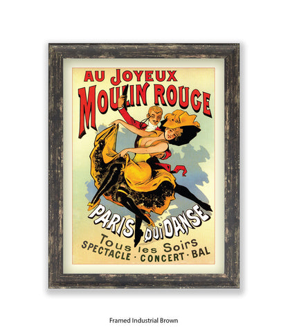 Moulin Rouge Joyeux Art Print