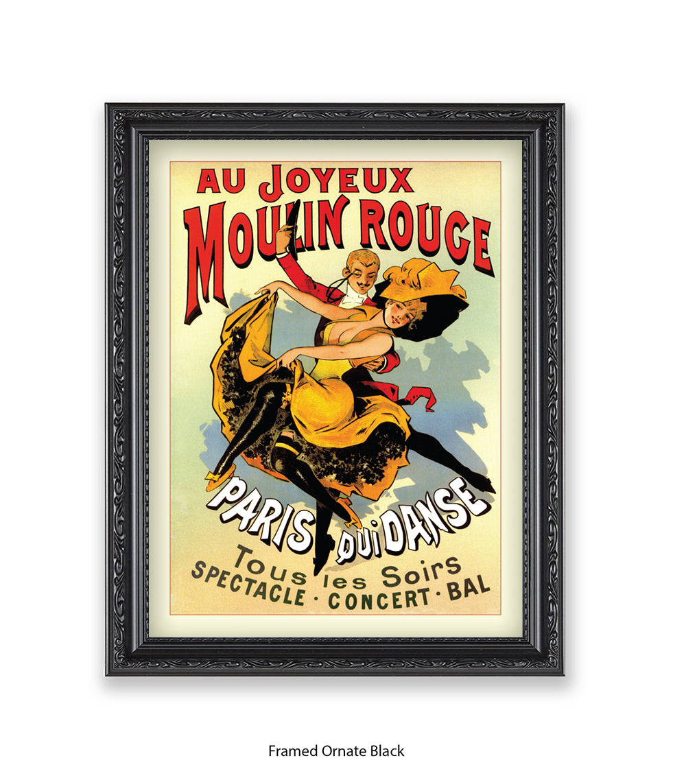 Moulin Rouge Joyeux Art Print