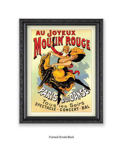 Moulin Rouge Joyeux Art Print