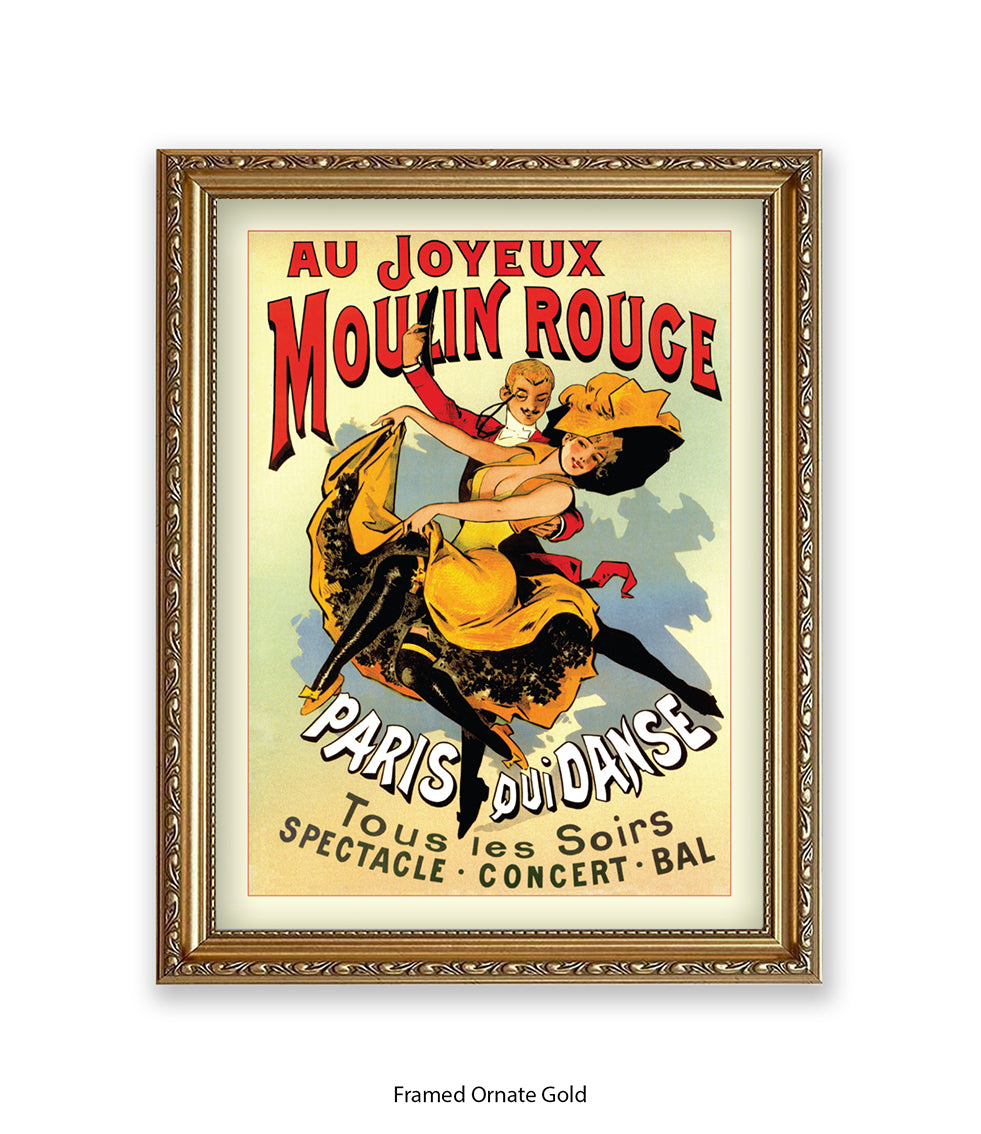 Moulin Rouge Joyeux Art Print