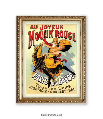 Moulin Rouge Joyeux Art Print