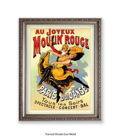 Moulin Rouge Joyeux Art Print