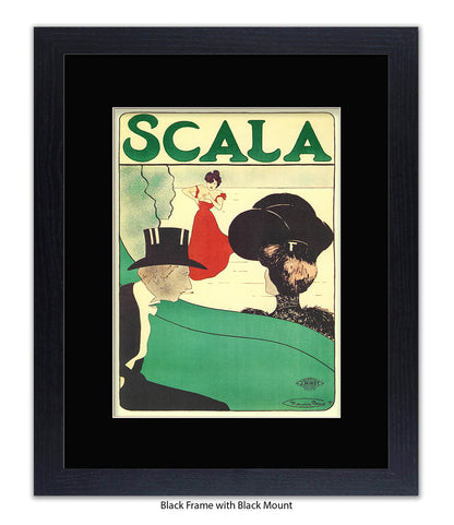 Scala - Opera -  Red Dress - Couple - Top Hat Art Print