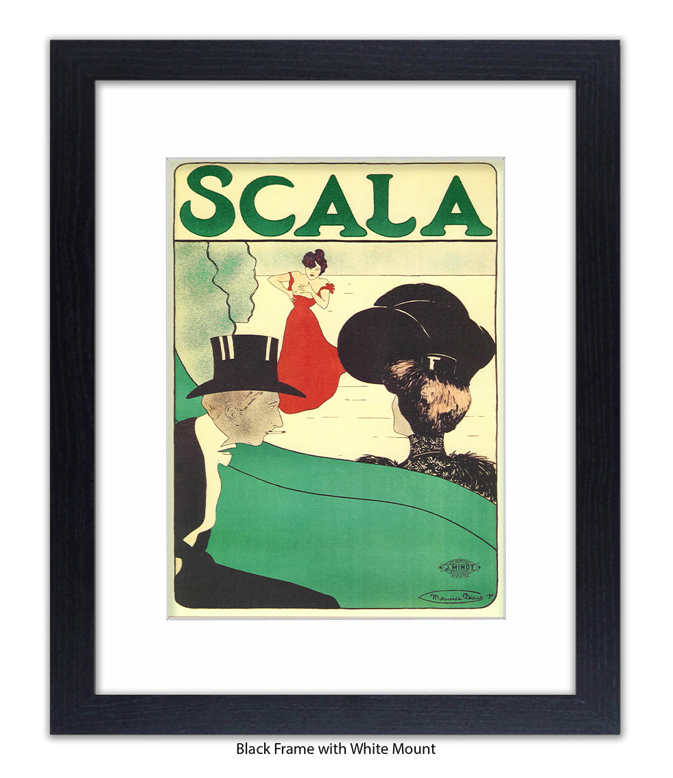 Scala - Opera -  Red Dress - Couple - Top Hat Art Print