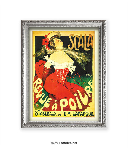 Scala - Revue A Poilre -  Lady - Red Corset Art Print