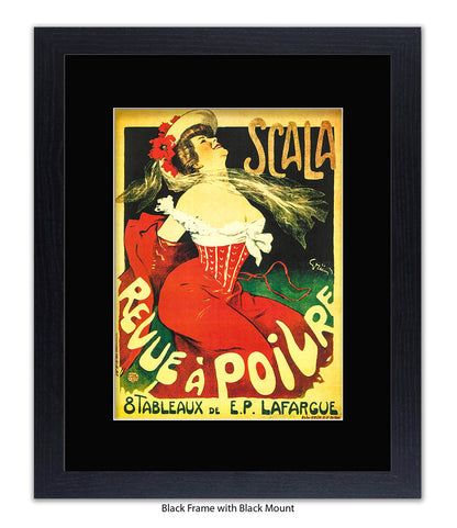 Scala - Revue A Poilre -  Lady - Red Corset Art Print