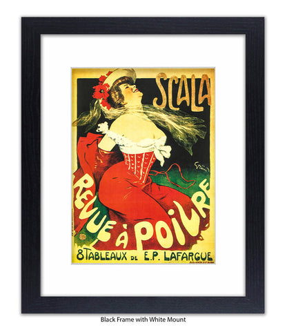 Scala - Revue A Poilre -  Lady - Red Corset Art Print