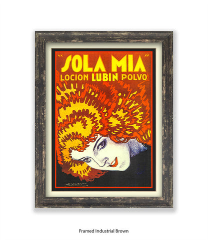 Sola Mia - Locion - LUBIN - Polvo Art Print