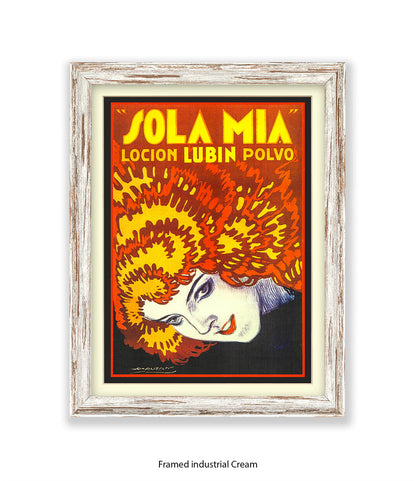 Sola Mia - Locion - LUBIN - Polvo Art Print