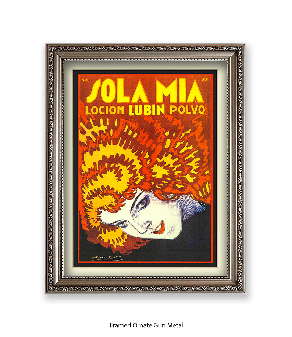 Sola Mia - Locion - LUBIN - Polvo Art Print
