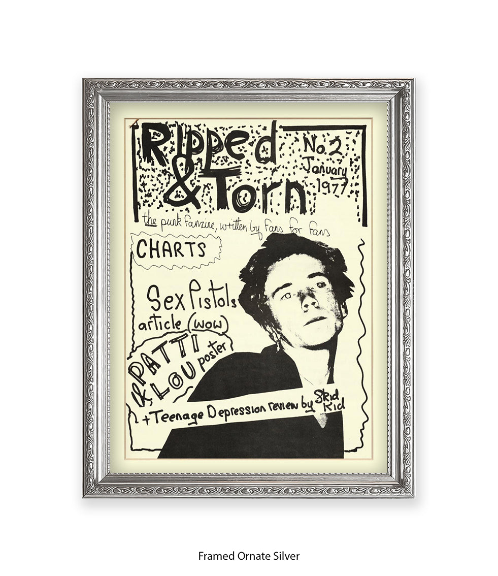 Ripped & Torn No 2 January 1977 Art Print