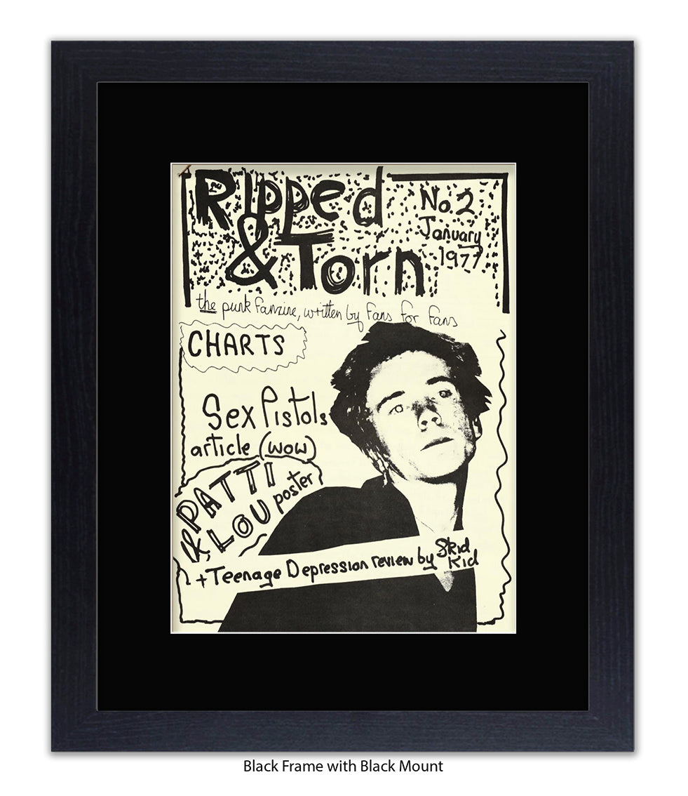 Ripped & Torn No 2 January 1977 Art Print