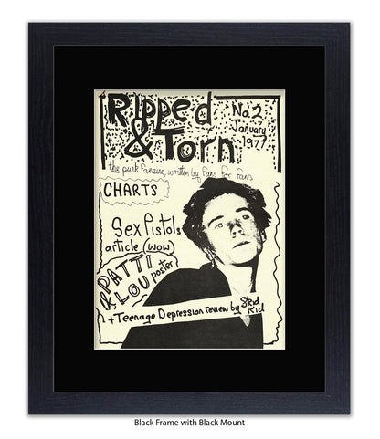 Ripped & Torn No 2 January 1977 Art Print
