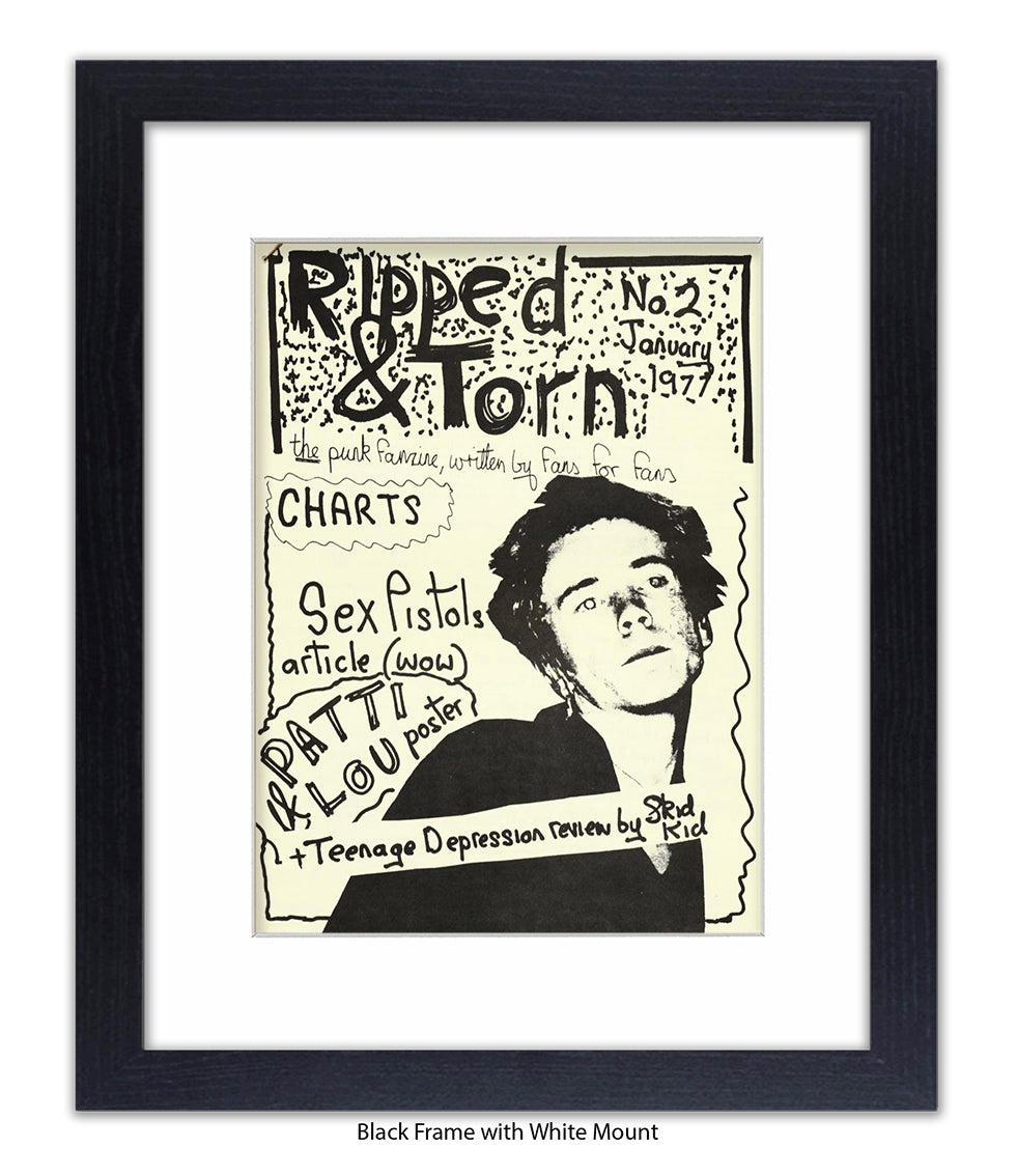 Ripped & Torn No 2 January 1977 Art Print
