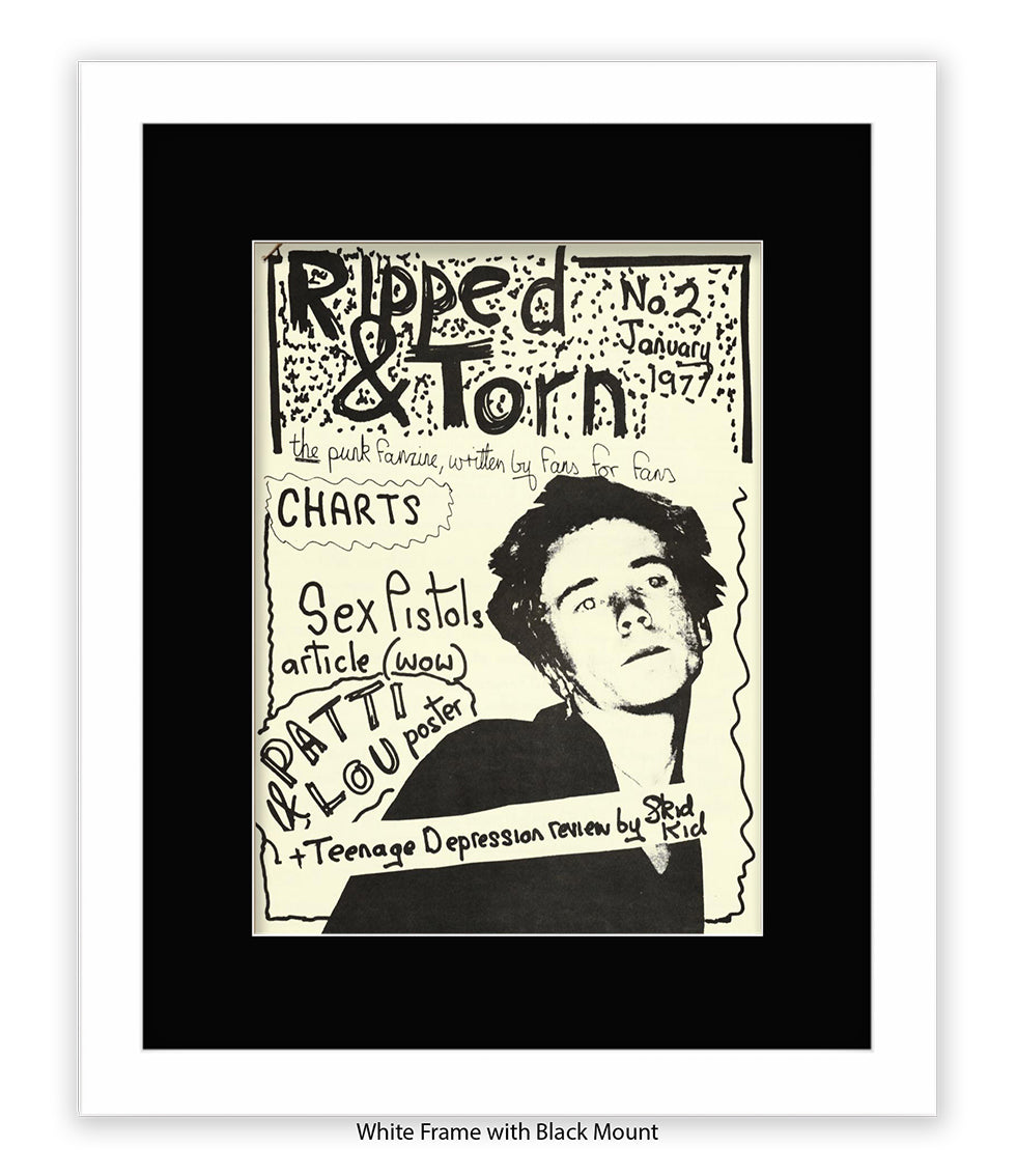 Ripped & Torn No 2 January 1977 Art Print