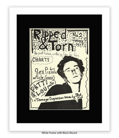 Ripped & Torn No 2 January 1977 Art Print