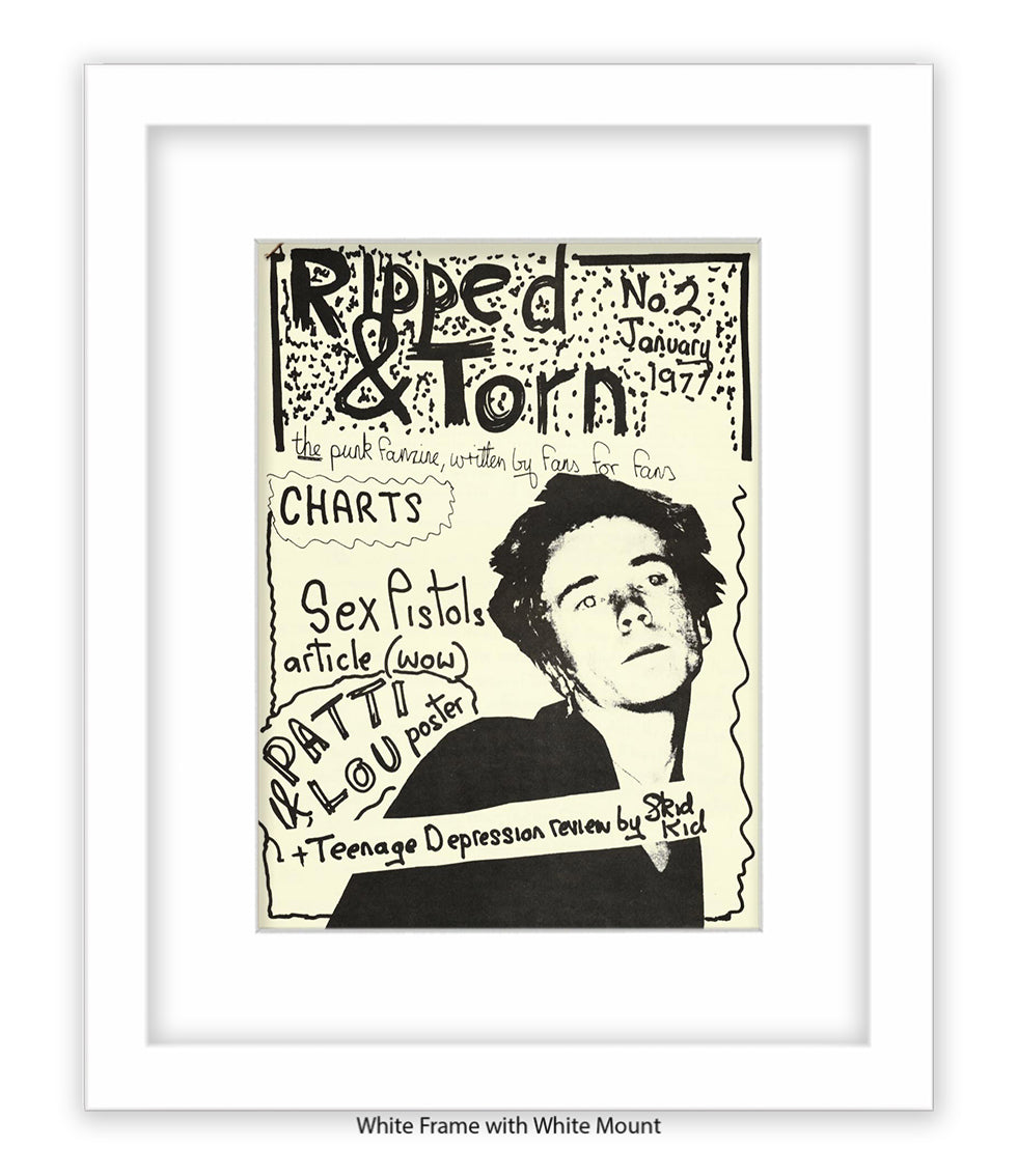 Ripped & Torn No 2 January 1977 Art Print