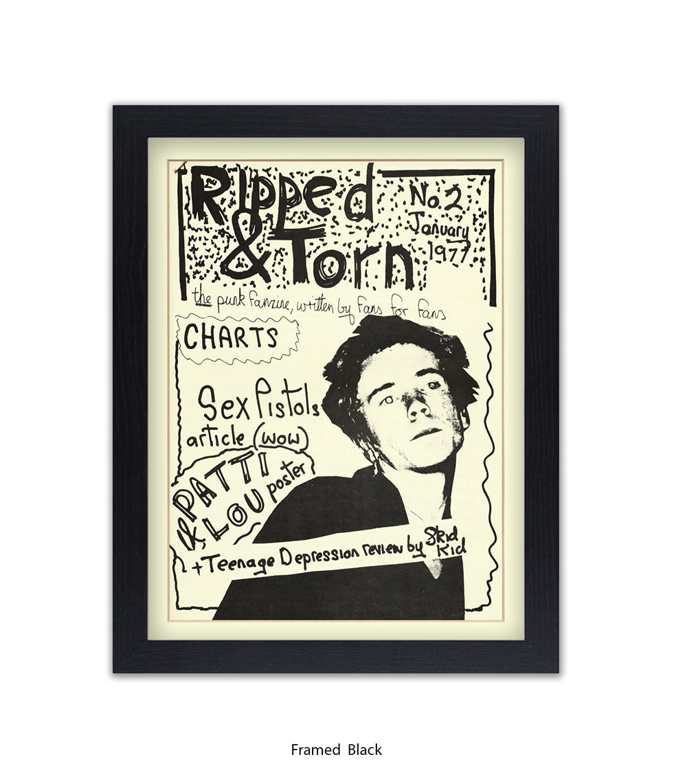 Ripped & Torn No 2 January 1977 Art Print